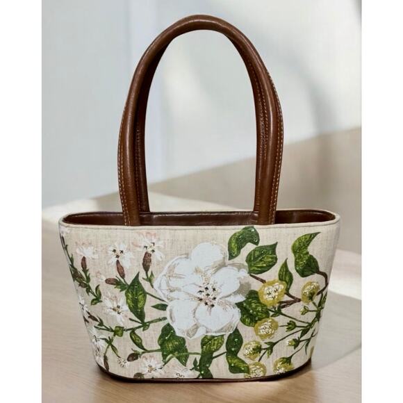 Isabella Fiore Handbags - Y2K Isabella Fiore Floral Beaded Tote Bag